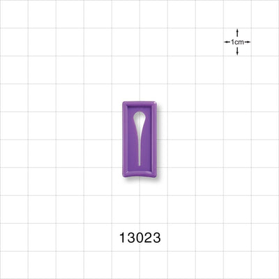 Slide Clamp, Purple - Fits 0.2 inch OD Tubing (5 mm) - 13023