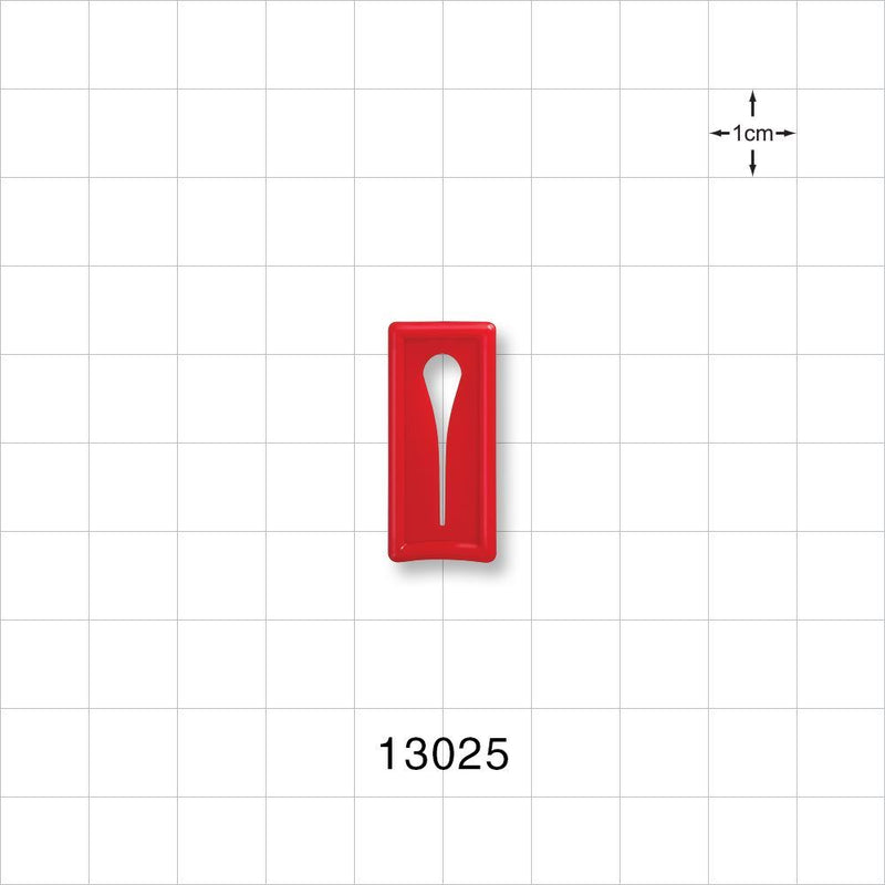 Slide Clamp, Red - Fits 0.2 inch OD Tubing (5 mm) - 13025