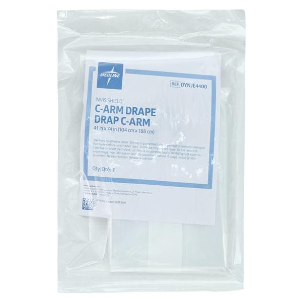 Medline Industries Inc 41x74" Sterile C-Arm Drape Cover  - DYNJE4400