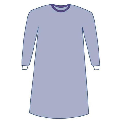 Medline Industries Inc Aurora Non Reinforced Surgical Gown Premium Fabric Blue 18/Ca - DYNJP2703