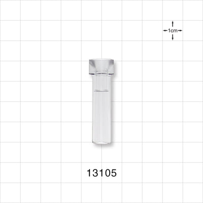 Oxygen Bushing, Clear - 0.24 inch ID (6 mm); 60 Durometer - 13105
