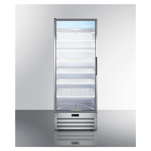 Felix Storch (Summit) Accucold Pharmacy Refrigerator 17 Cu Ft Glass Door 2 to 8C Each - ACR1718LH