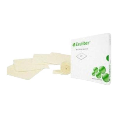 Molnlycke Healthcare Exufiber Gelling Fiber Wound Care Dressing 4x4.8", 6 BX/CA - 709902