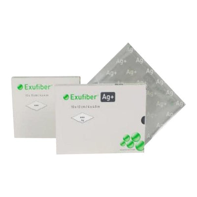 Molnlycke Healthcare Exufiber AG+ Gelling Fiber Dressing 4x5", 6 BX/CA - 603422