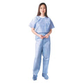 Medline Industries Inc Scrub Shirt Lightweight Multi-Layer Material X-Large Blue 30/Ca  - NON27212XL
