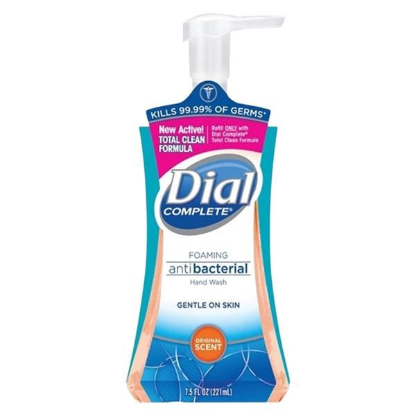 Dial Corporation Fresh Foam Hand Soap 7.5 oz. Pump Bottle 8/Case - 1700002936