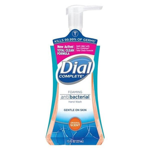 Dial Corporation Fresh Foam Hand Soap 7.5 oz. Pump Bottle 8/Case - 1700002936