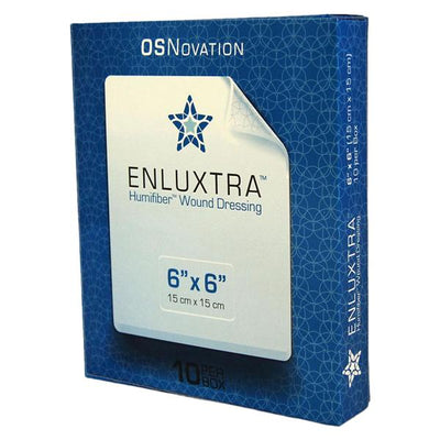 Osnovation Systems Humifiber Wound Care Dressing 6x6" Square Non-Adherent Non-Adhesive Absorbent LF  - ENL6x6