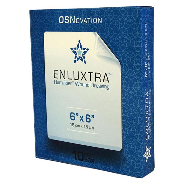 Osnovation Systems Humifiber Wound Care Dressing 6x6" Square Non-Adherent Non-Adhesive Absorbent LF  - ENL6x6