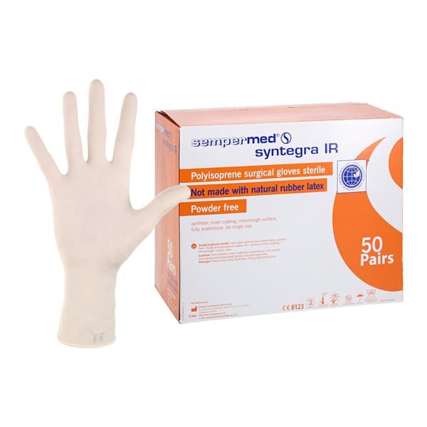 HARPS, Inc. -Syntegra IR Polyisoprene Surgical Gloves 5.5 Beige Not Chemo Approved, 6 BX/CA SIR550