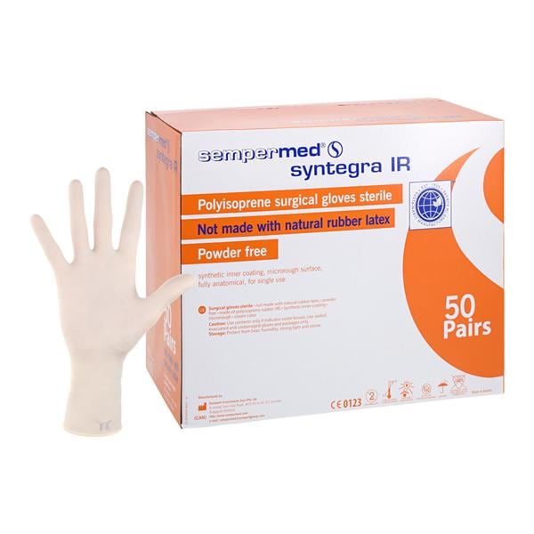 HARPS, Inc. -Syntegra IR Polyisoprene Surgical Gloves 7 Cream Not Chemo Approved, 6 BX/CA SIR700