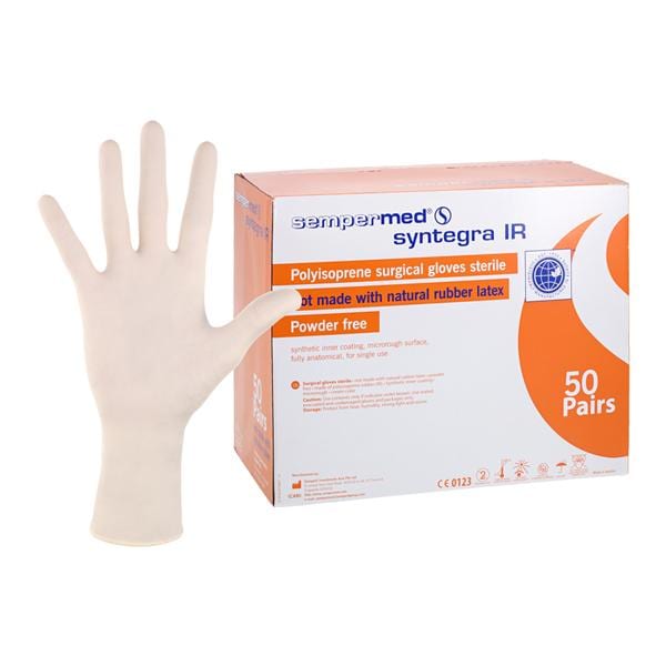 HARPS, Inc. -Syntegra IR Polyisoprene Surgical Gloves 9 Cream Not Chemo Approved, 6 BX/CA SIR900