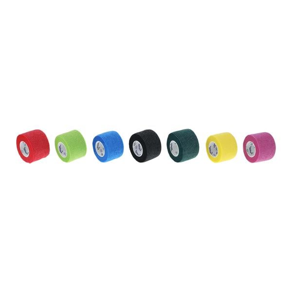 Tempo Medical Products -Cotzee Bandage Wrap Adhesive Coating 1.5"x5yd Assorted Non-Sterile 48/Box, 6 BX/CA CZ15LFC
