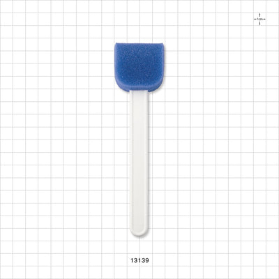 Rounded Bottom Sponge Stick, Blue - 6 inch (152 mm) - 13139