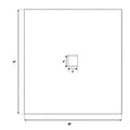 Welmed Inc Clearview 50x51" Sterile _ Drape - 1501-1060