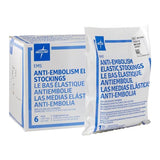 Medline Industries Inc -EMS Anti-Embolism Stocking Thigh High Open Toe Medium/Short Unisex 12-15" White MDS160840