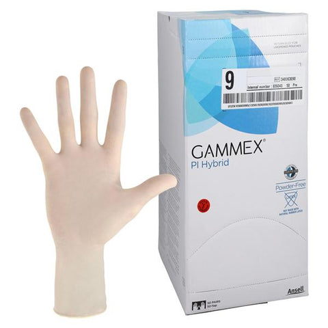 Ansell Healthcare Products Gammex Polychloroprene Surgical Gloves 9 Natural, 4 BX/CA - 340063090