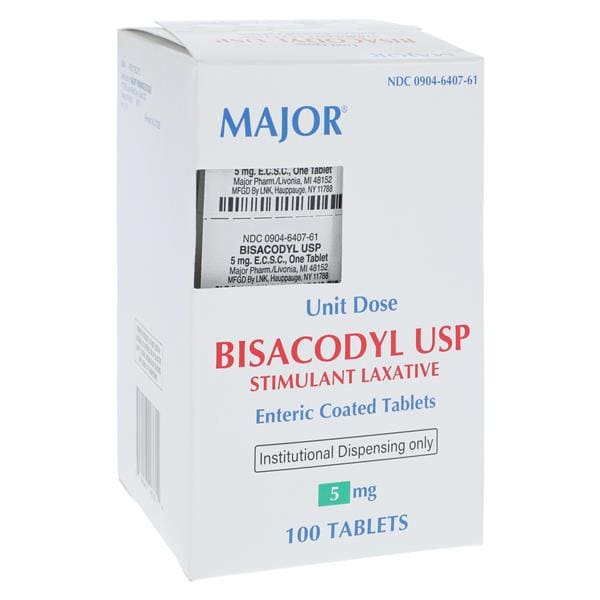 Major Pharmaceuticals Dulcolax Laxative Tablets 5mg 10X10/Box - 301829