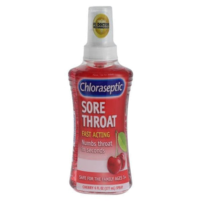 Medtech Products Chloraseptic Sore Throat Spray Cherry 6oz/Bottle, 12 BT/CA - 103011038E