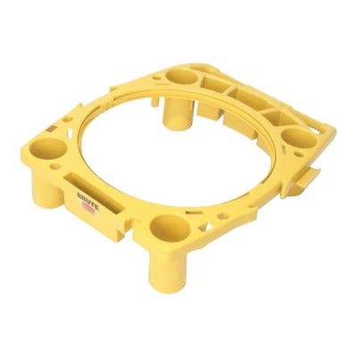 Newell Brands Dist. LLC Caddy Rim Brute Resin Snap-On Closure Integrated Bag Straps/Handles f/ 44gal Containers Each - FG9W8700YEL