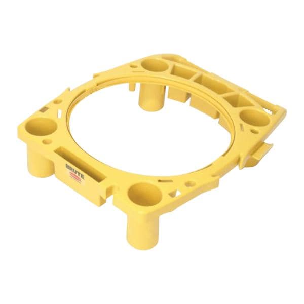 Newell Brands Dist. LLC Caddy Rim Brute Resin Snap-On Closure Integrated Bag Straps/Handles f/ 44gal Containers Each - FG9W8700YEL