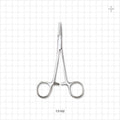 Single-Use Mosquito Forceps, Mirror Finish - 5 inch (127 mm) - 13162