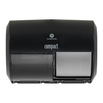 Georgia Pacific -Compact Toilet Tissue Dispenser Black Plastic Each 56784A