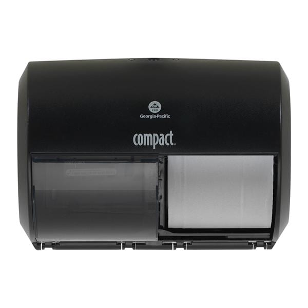 Georgia Pacific -Compact Toilet Tissue Dispenser Black Plastic Each 56784A