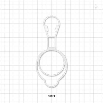 Bottle Hanger, White - 100 ml - 13174