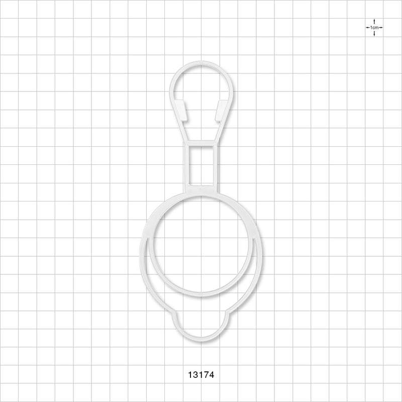 Bottle Hanger, White - 100 ml - 13174
