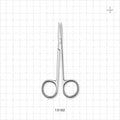 Single-Use Straight Iris Scissors, Mirror Finish - 4.5 inch (114 mm) - 13192