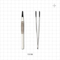 Single-Use Adson Forceps, Coated Tips - 4.75 inch (121 mm) - 13196
