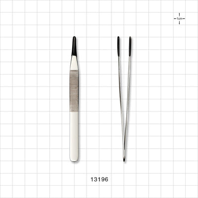 Single-Use Adson Forceps, Coated Tips - 4.75 inch (121 mm) - 13196