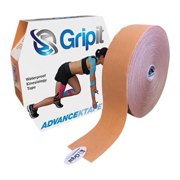 Strapit -Strapit Advance Kinesiology Tape Viscose/Synthetic 2"x34yd Tan Not Made With Natural Rubber Latex Each 24-0156