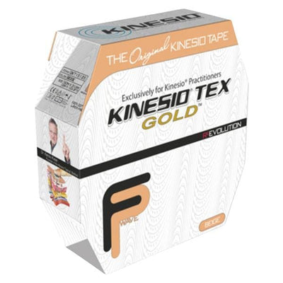 Fabrication Enterprises -Kinesio Tex Gold FP Kinesiology Tape Cotton 2"x34yd Beige Not Made With Natural Rubber Latex Each 24-4880