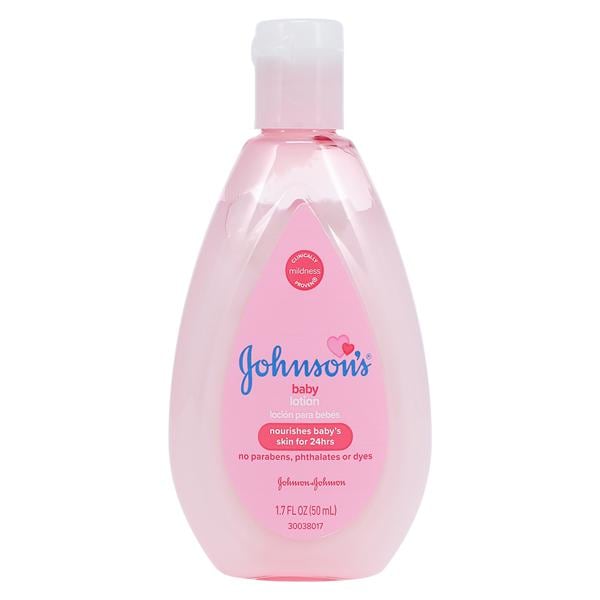 Johnson & Johnson Consumer Johnson's Moisturizing Lotion PrbnFr Baby Pink Disposable Unsx Hyplrgnc 1.7oz/Bt, 144 BT/CA - 117468