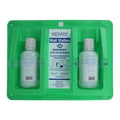 Medique Products First Aid Eye Wash Wall Station Eye Wash 2 Bottles 16oz Each - 19825