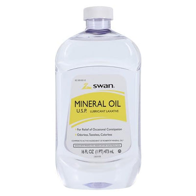 Cumberland Swan Mineral Oil Heavy 16oz/Bottle, 12 BT/CA - 1000042665