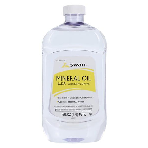 Cumberland Swan Mineral Oil Heavy 16oz/Bottle, 12 BT/CA - 1000042665