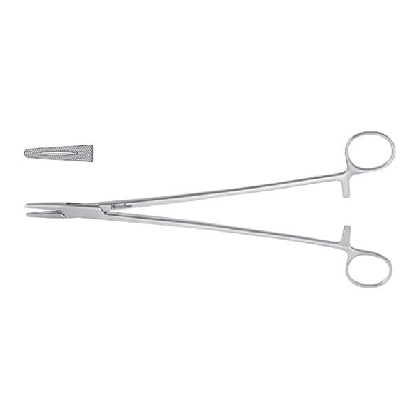 Miltex-Integra Miltex -Meister-Hand Mayo-Hegar-Masson Needle Holder Serrated Jaw 10-1/2" Stainless Steel Each MH8-130