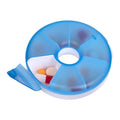Apothecary Products Easy Fill Pill Organizer Large Round Reusable Carousel / Weekly 6/Pack - 67702