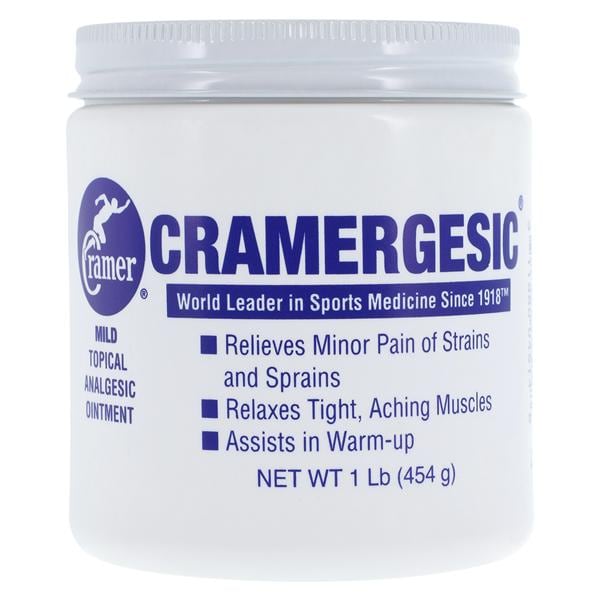 Performance Health Supply Inc Cramergesic Analgesic Ointment 1lb Jar, 12 JR/CA - 034538