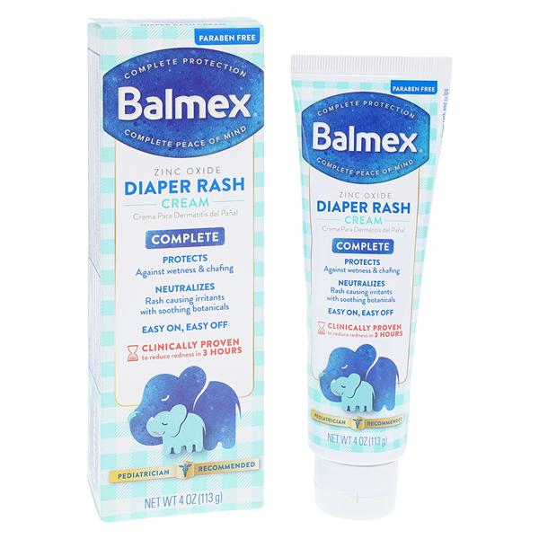 Emerson Healthcare LLC Balmex Diaper Rash Cream Zinc Oxide 11.3% 4oz/Tube, 24 TB/CA - 4100