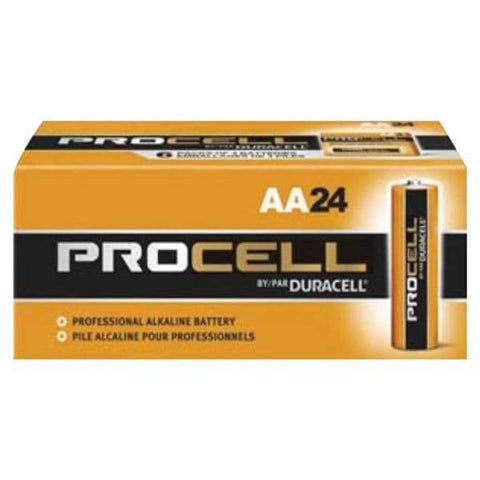 Duracell Co USA Duracell AA Battery Procell Alkaline 24/Box, 6 BX/CA - PC1500BKDCS