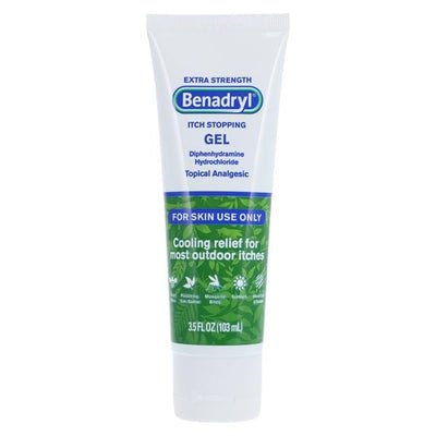 Johnson & Johnson Consumer Benadryl Anti-Itch Gel 0.02 Itch Stopping 3.5oz/Each, 24 EA/CA - 312547171571