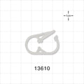 Pinch Clamp, Natural - Fits 0.248 inch - 0.275 inch OD Tubing (6.3 mm - 7 mm) - 13610