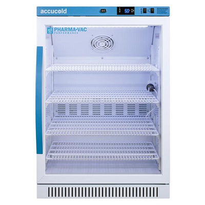 Felix Storch (Summit) Accucold Pharmaceutical/Vaccine Refrigerator 6 Cu Ft Glass Door 2 to 8C Each - ARG6PV