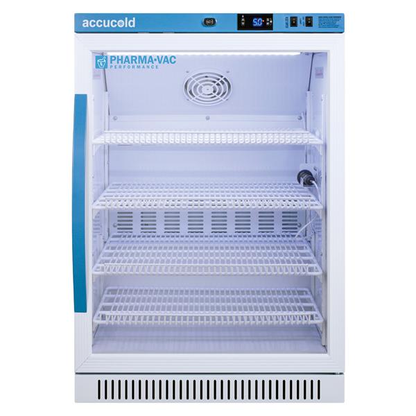Felix Storch (Summit) Accucold Pharmaceutical/Vaccine Refrigerator 6 Cu Ft Glass Door 2 to 8C Each - ARG6PV