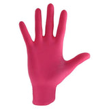 Ventyv -Flamingo Nitrile Exam Gloves Large Pink Non-Sterile, 10 BX/CA 10336106