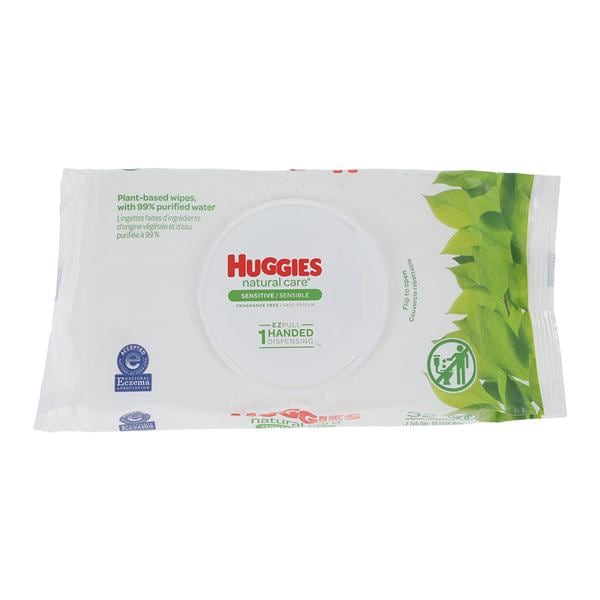 Kimberly Clark Professional Baby Wipes Kid Design (Disney)Paraben Free/Huggies Natural Care White Disposable Unisex Latex-Free 32/Package, 16 PK/CA - 42511